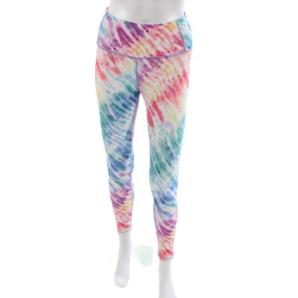 Athleta Womens Ankle Tie Dye Leggings Multicolor Size XS